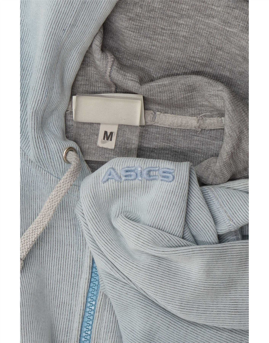 Felpa con cappuccio e zip da donna Asics UK 14 Blu medio