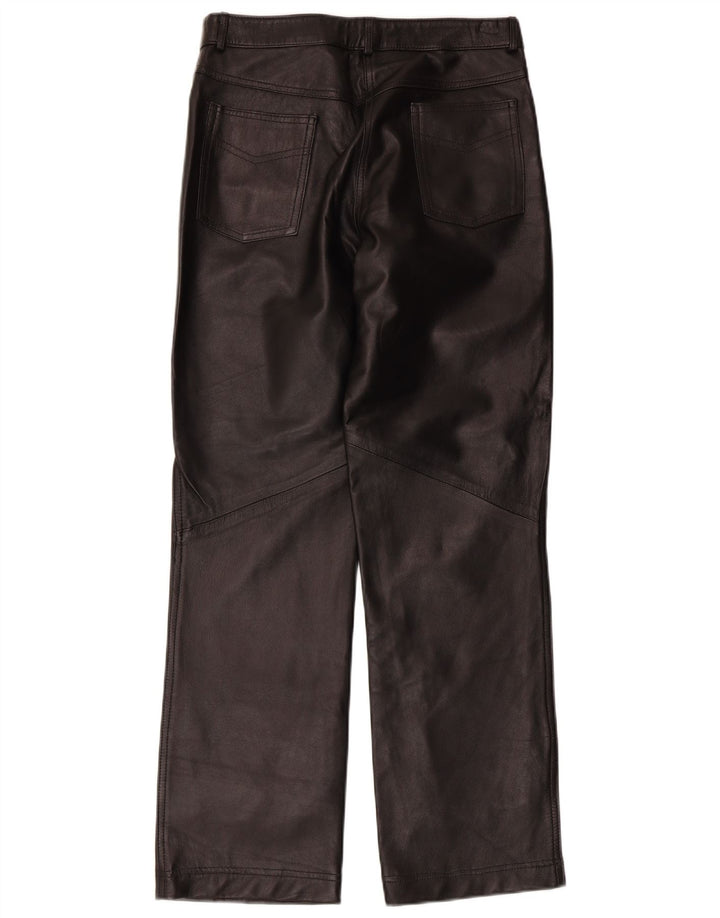 Pantaloni Pelle Donna Conbipel IT 46 Large W30 L30 Nero