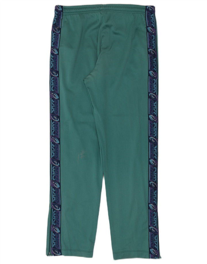 Pantaloni da tuta grafica da uomo Asics IT 50 verde medio in poliammide