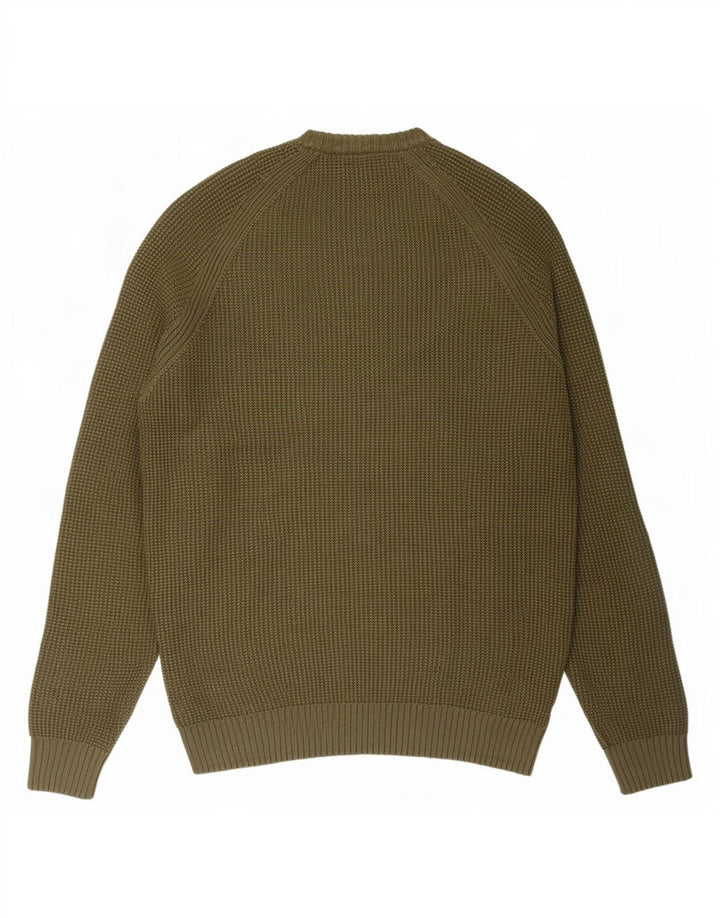 Maglione maglione girocollo da uomo Zara grande color kaki