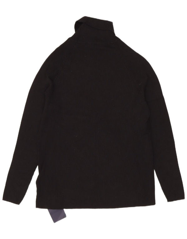 Top manica lunga da donna Marks & Spencer UK 20 2XL viscosa nera