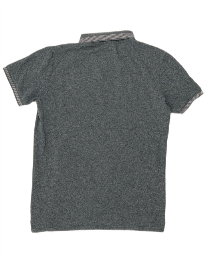 Polo grafica da uomo Benetton verde medio screziato