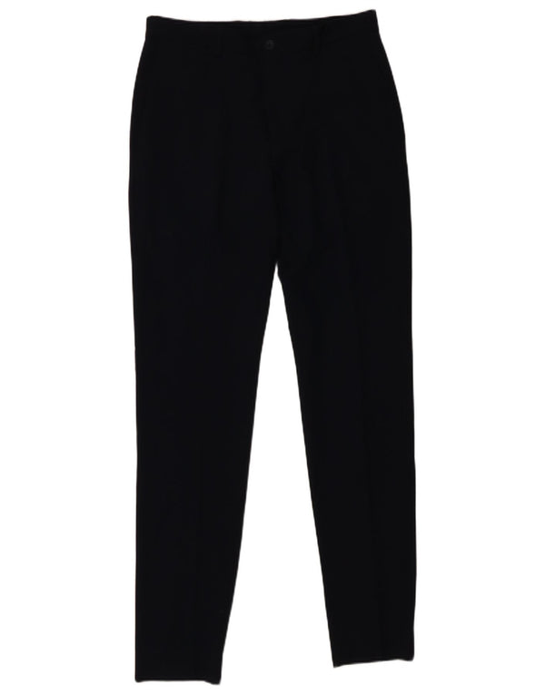 Pantaloni casual skinny da uomo Zara EU 36 XS W29 L31 poliestere blu navy