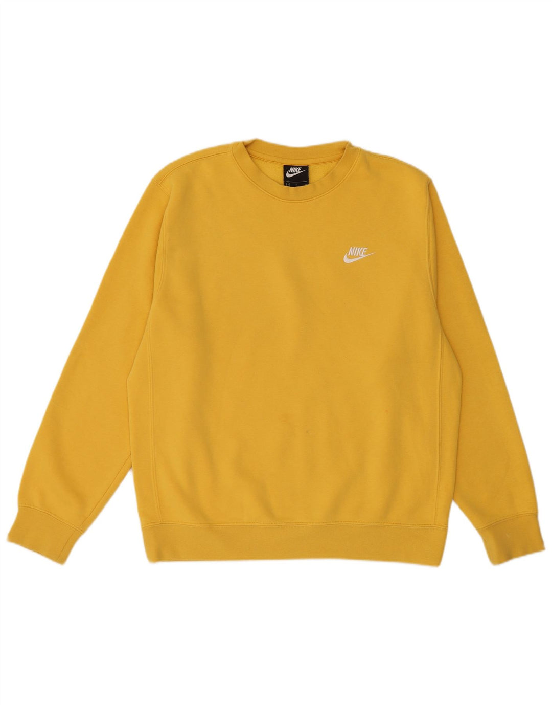 Felpa Nike Uomo Maglione Piccolo Giallo Cotone