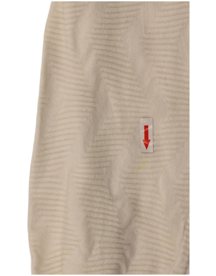 Maglione maglione con scollo a barca da donna Marks & Spencer UK 12 medio bianco sporco