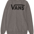 Felpa da uomo VANS maglione XS in cotone chiazzato grigio