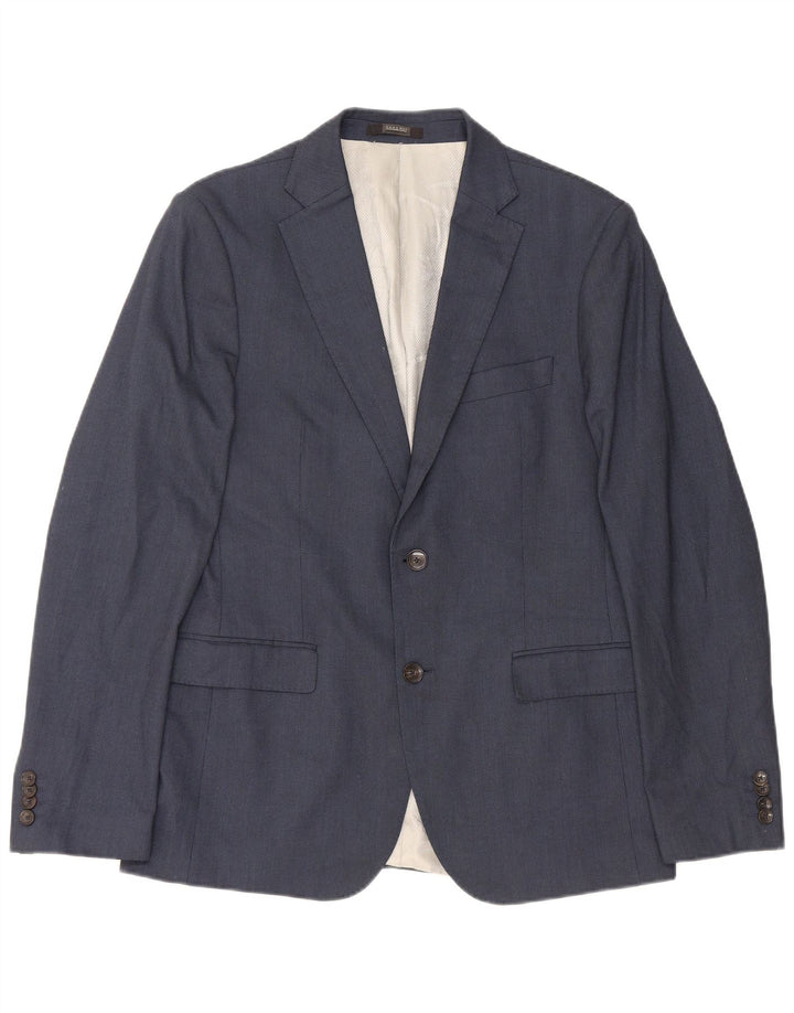 Giacca blazer a 2 bottoni da uomo Zara EU 50 blu navy medio