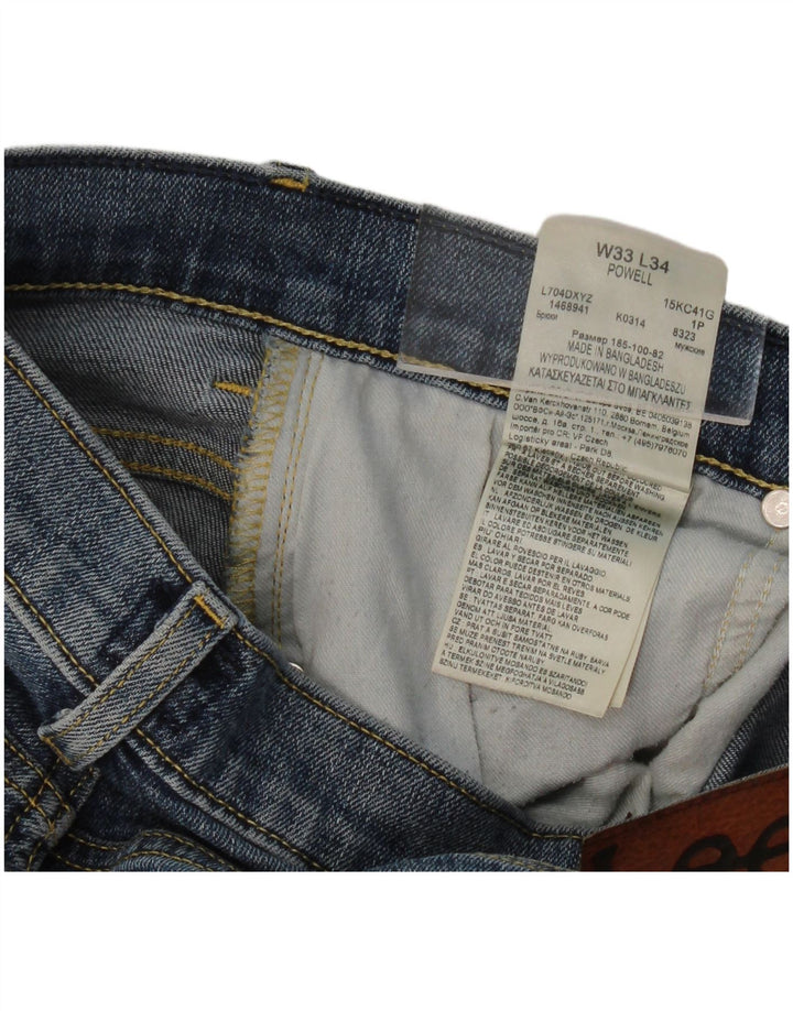 Jeans Lee Powell Slim da uomo W33 L34 cotone blu