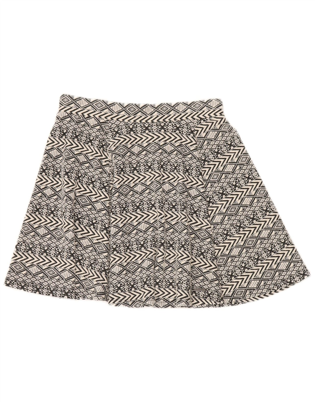 Minigonna da donna Superdry media W28 poliestere geometrico grigio