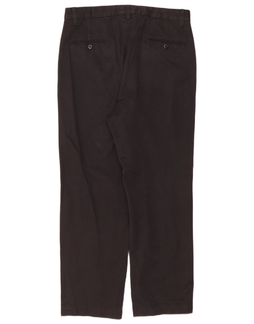 Pantaloni chino dritti da uomo DKNY W33 L28 cotone nero