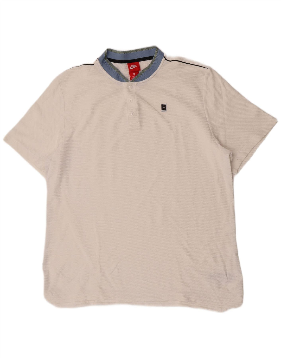 Polo Nike da uomo XL in cotone bianco