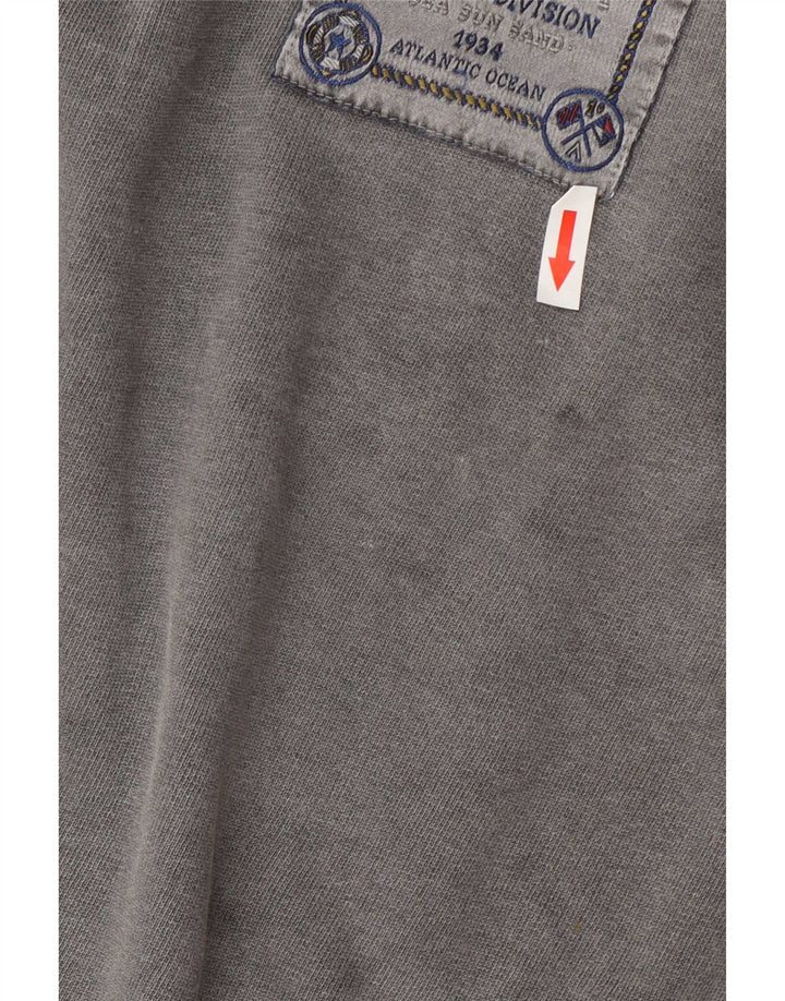 Di American Mens Felpa grafica maglione XL grigio