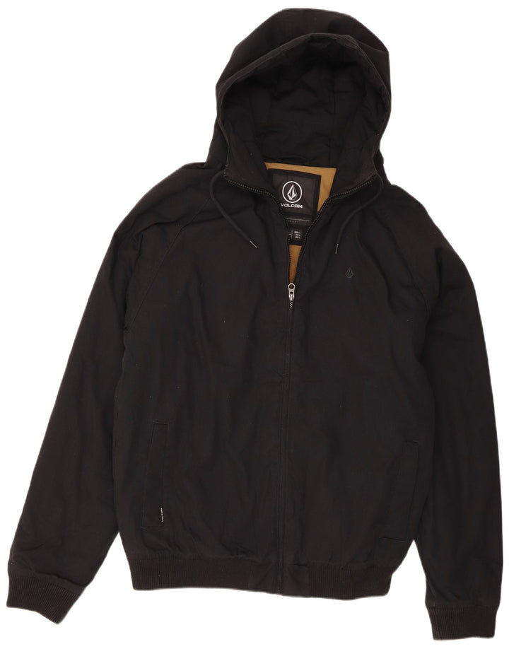 Giubbotto bomber con cappuccio da uomo Volcom UK 40 grande poliestere nero