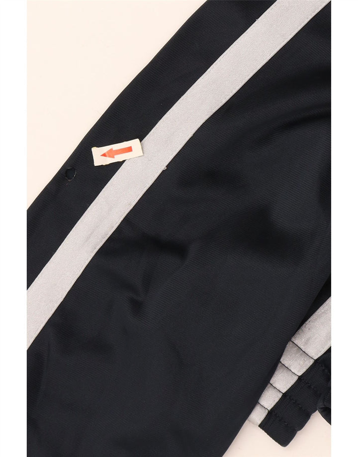 Giacca da ginnastica grafica da uomo LOTTO XL XL in poliestere color block blu navy