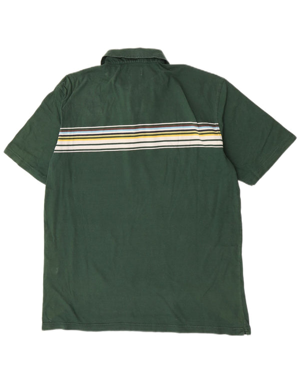 Polo Diadora Uomo 2XL Cotone Rigato Verde