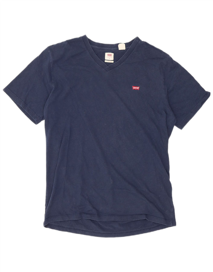 T-shirt standard da uomo Levi's Top in cotone blu navy medio