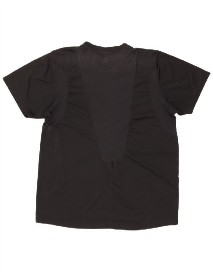 T-shirt da uomo Nike Dri Fit Top UK 42/44 grande poliestere nero