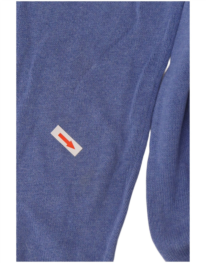 Maglione da uomo con scollo a V Marks & Spencer XL in cotone blu