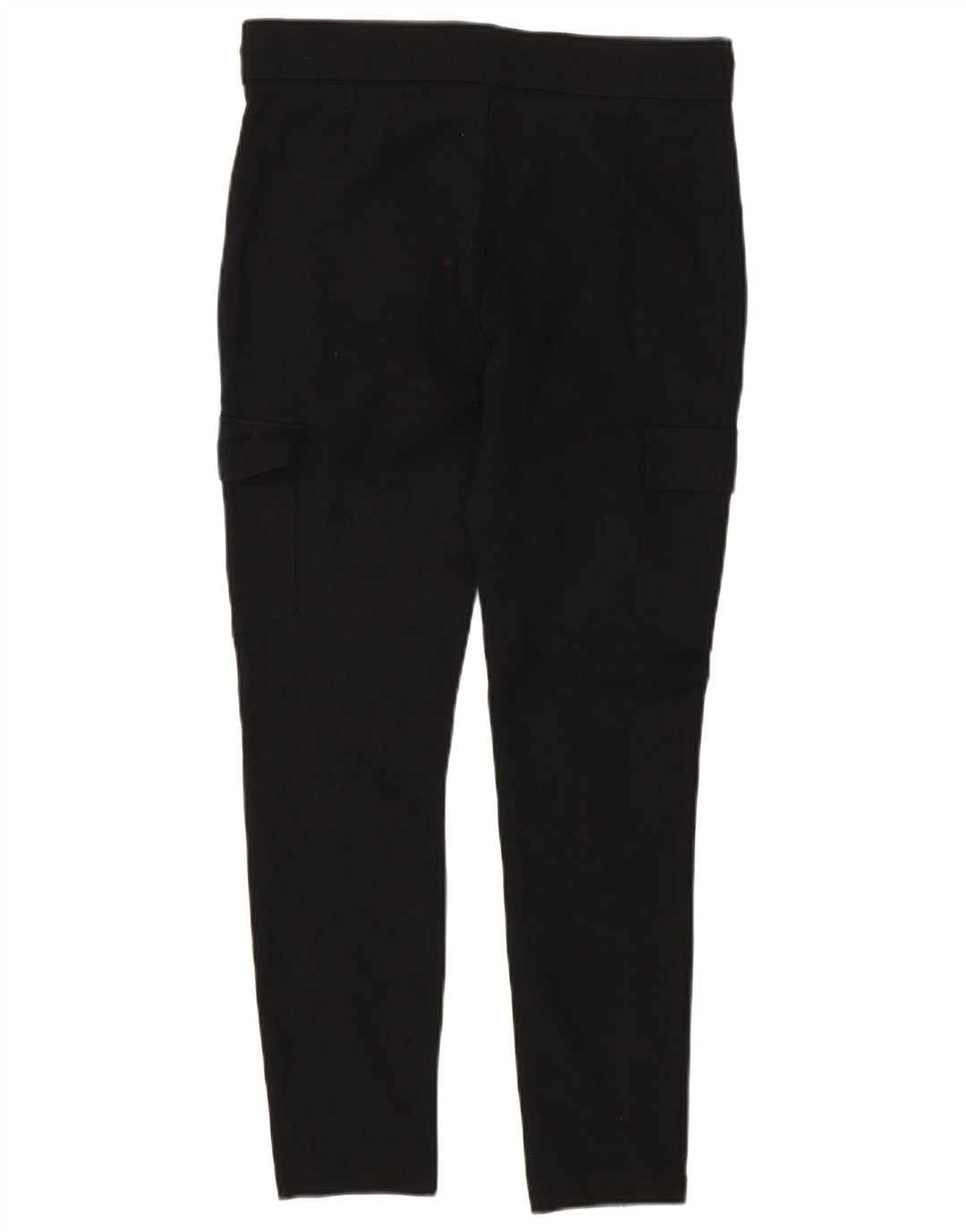 Pantaloni cargo slim da donna Zara medi W26 L26 viscosa nera