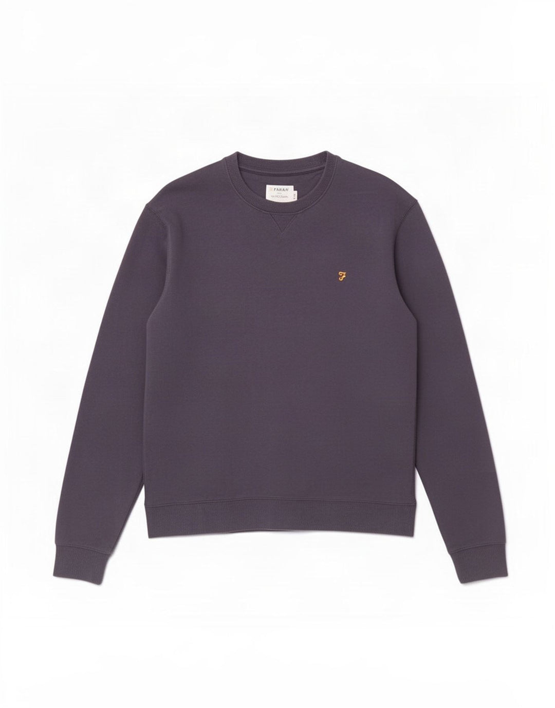 Felpa da uomo Farah, maglione medio, cotone blu navy
