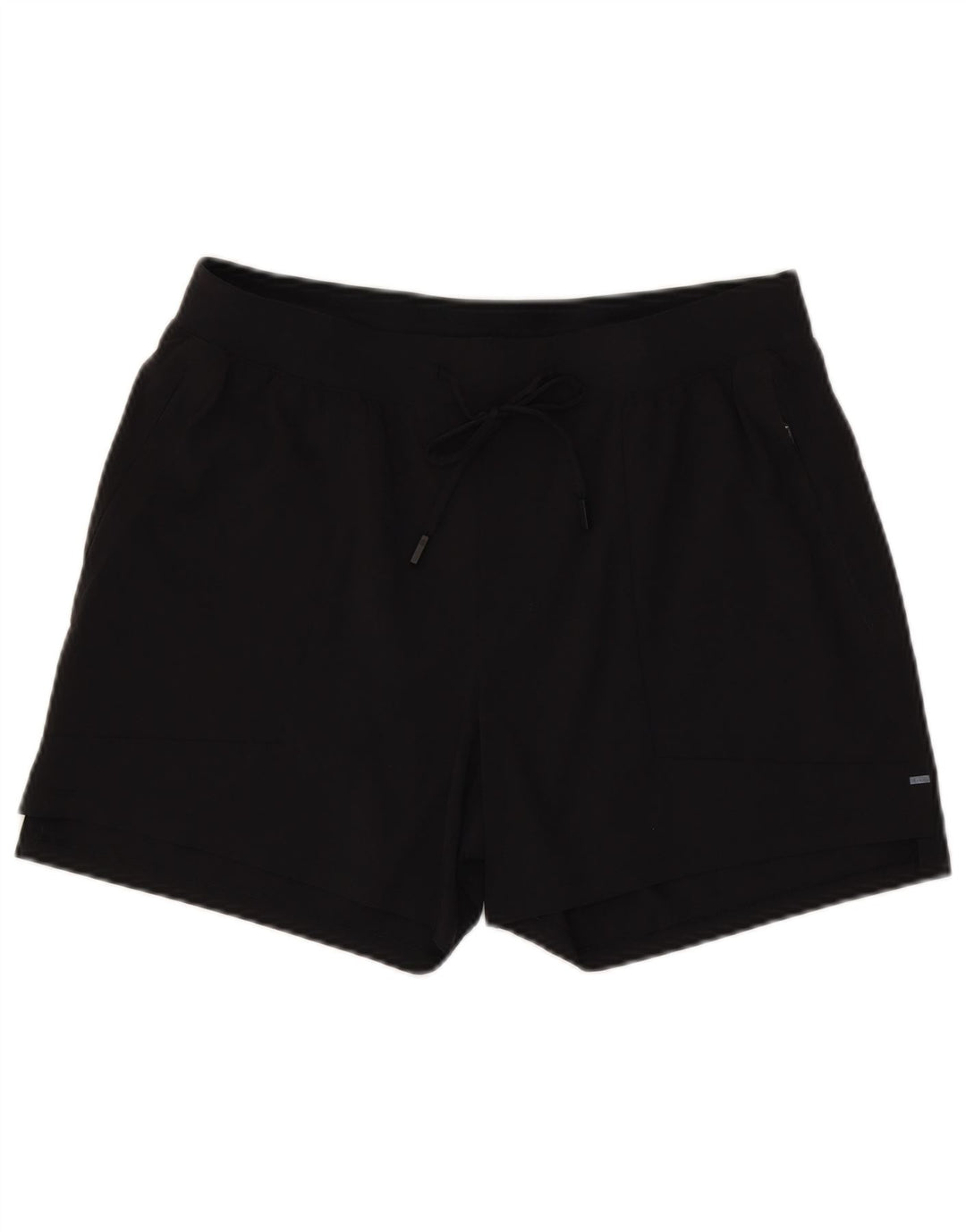 Pantaloncini sportivi da donna Lululemon grandi in nylon nero