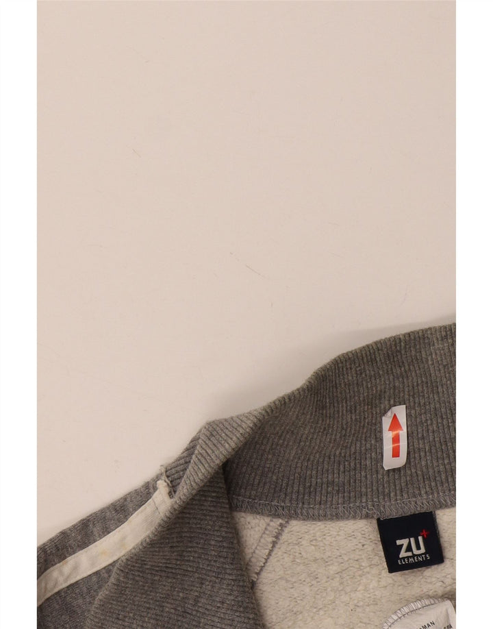Zu Elements Giacca da tuta grafica da uomo 2XL Sport in cotone grigio