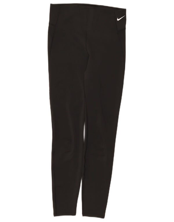 Leggings Nike Dri Fit da donna UK 12 medio nero poliestere