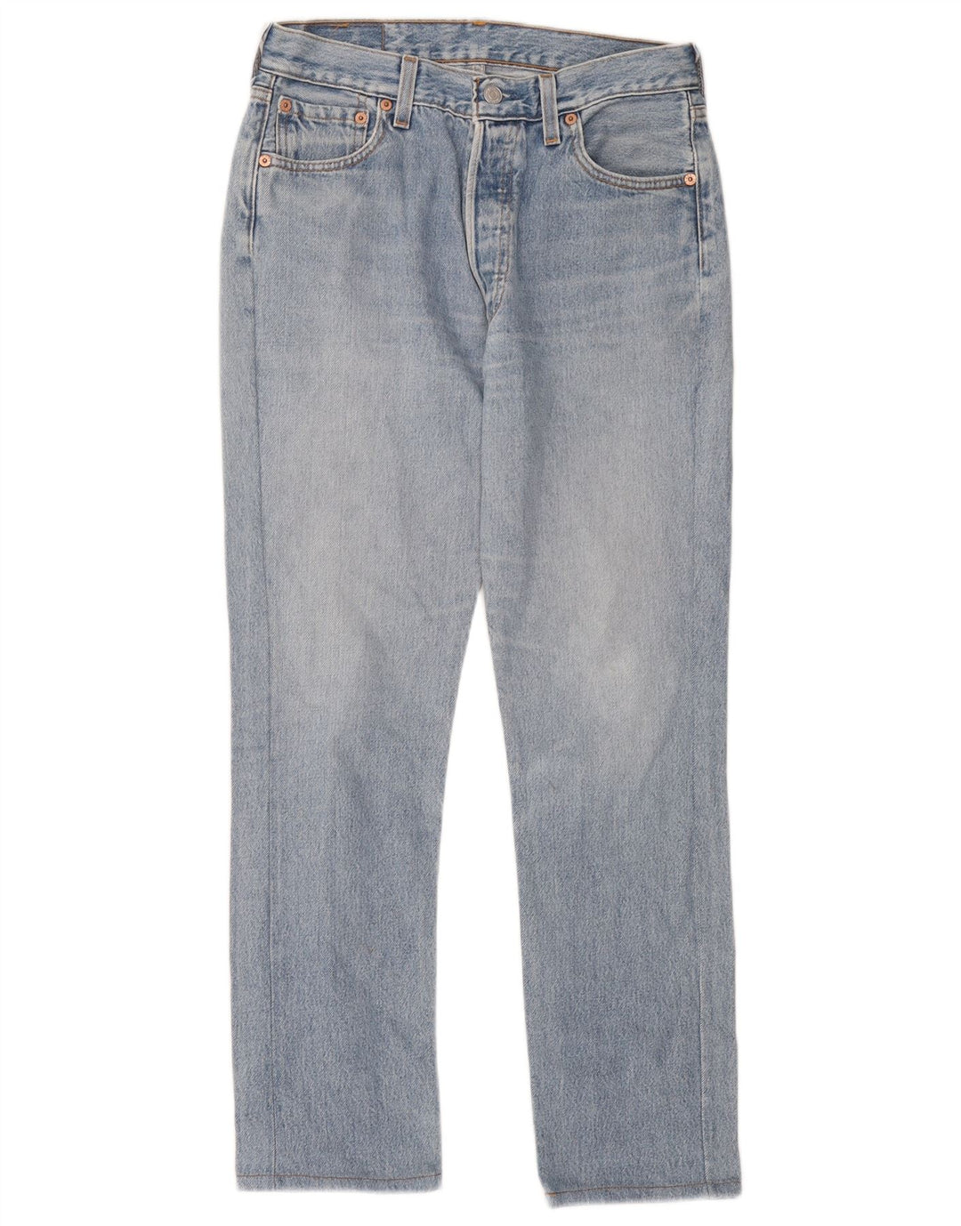 Jeans dritti da uomo Levi's W28 L28 in cotone blu