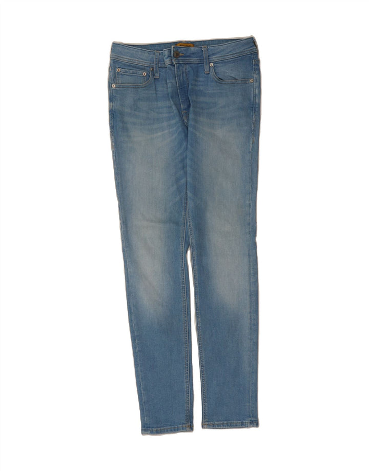 JACK & JONES Mens Slim Jeans  W34 L32 Blue Cotton Vintage Jack & Jones and Second-Hand Jack & Jones from Messina Hembry 