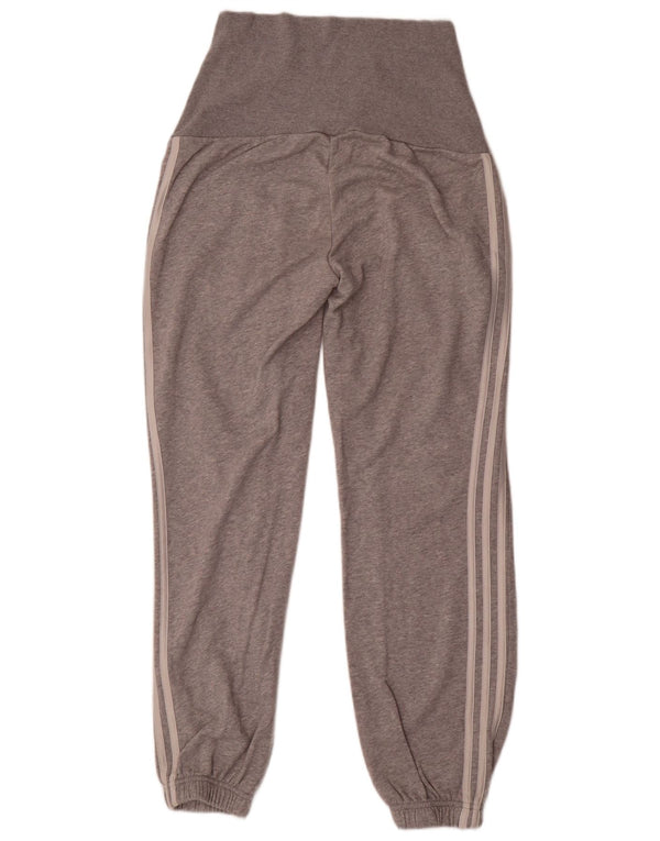 Pantaloni da tuta da donna Adidas Joggers UK 8/10 Piccolo cotone grigio screziato