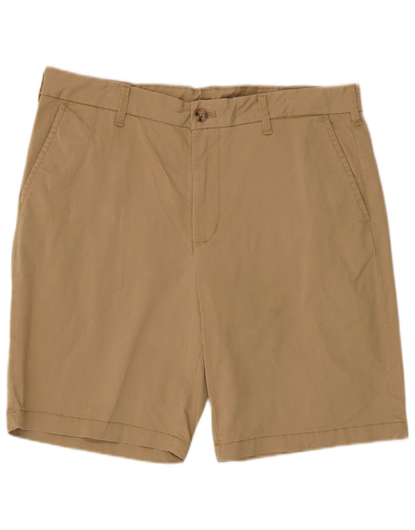 Pantaloncini chino da uomo Izod Salt Water W34 Large in cotone beige