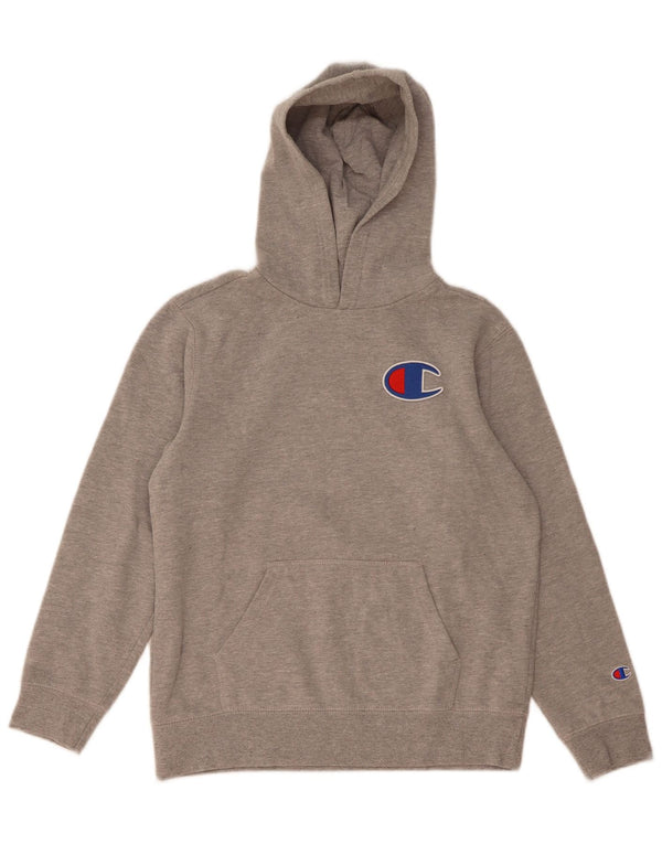 Felpa con cappuccio grafica da donna Champion UK 14 grande grigia