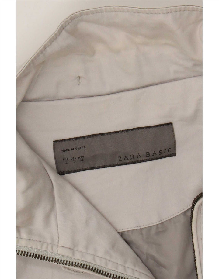 Giacca utility da donna Zara UK 14 grande beige