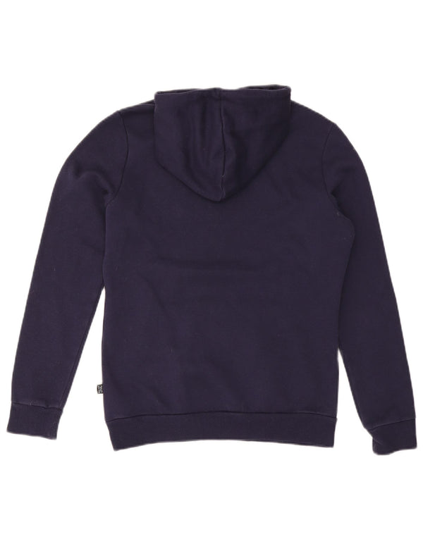 Felpa con cappuccio grafica da donna Puma UK 10 Small Blu Navy Cotone