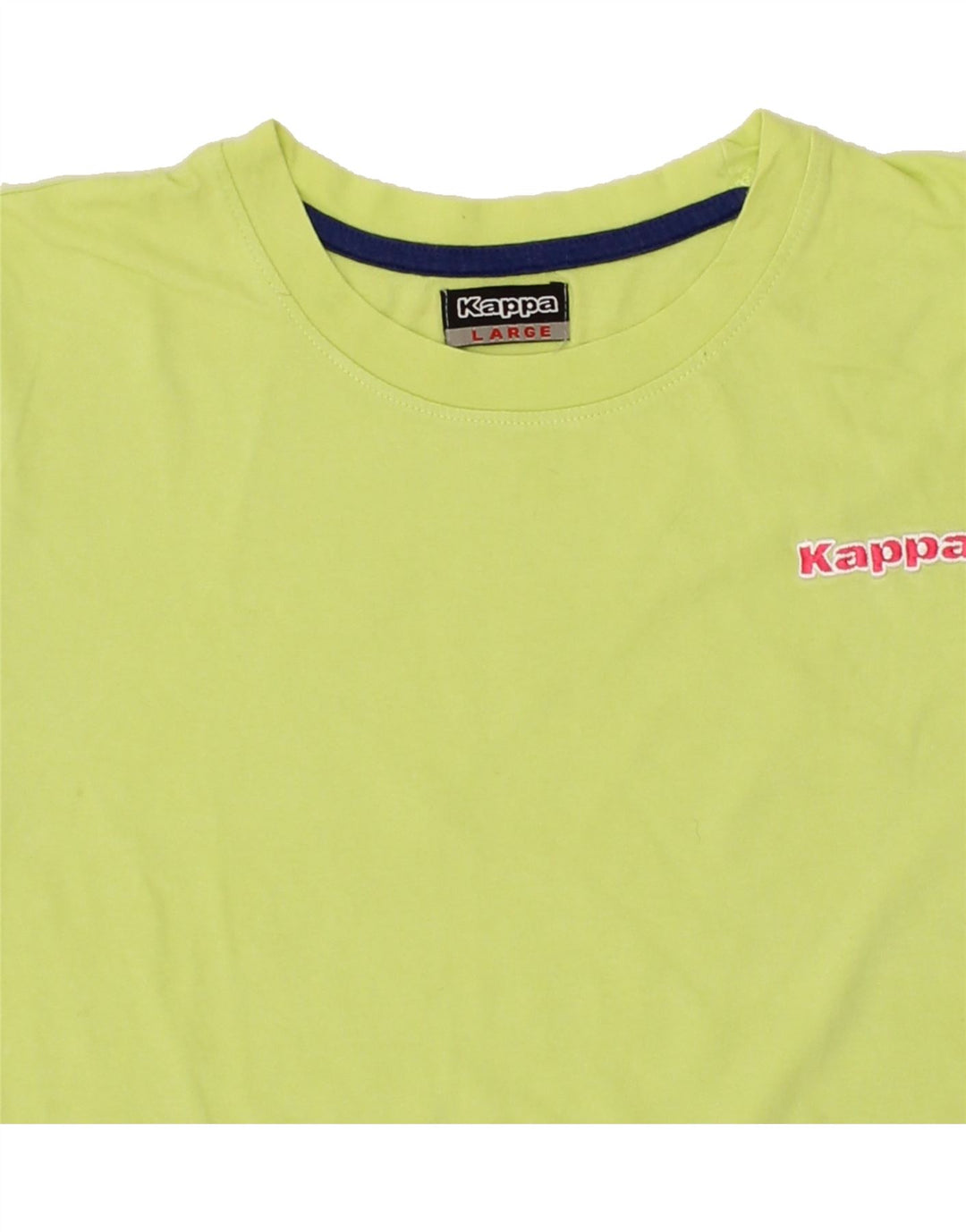 KAPPA Womens T-Shirt Top UK 14 Large Green Vintage Kappa and Second-Hand Kappa from Messina Hembry 
