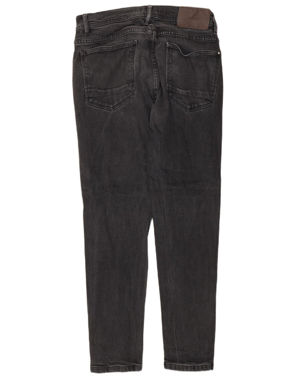 Jeans slim da uomo Zara EU 44 Large W34 L30 Cotone grigio