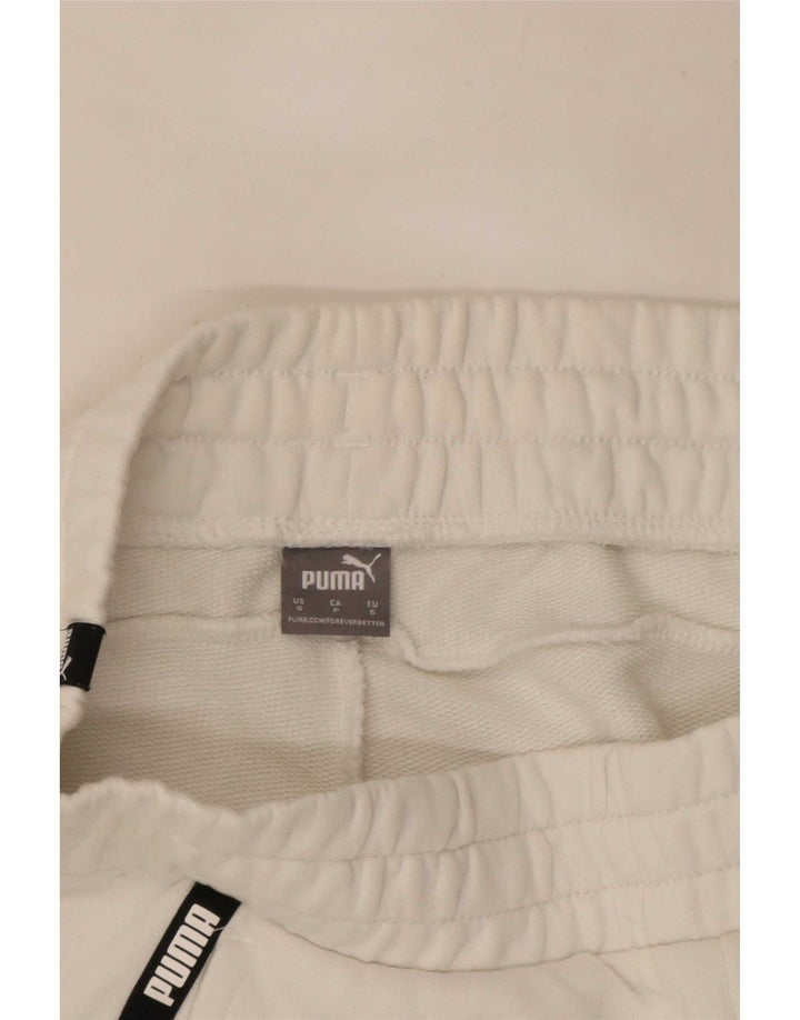 Pantaloncini sportivi grafici da donna Puma UK 10 piccoli bianchi