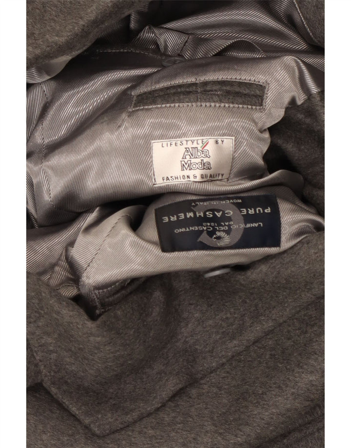 LANIFICIO DEL CASENTINO Giacca blazer a 3 bottoni da uomo UK 38 Grigio medio