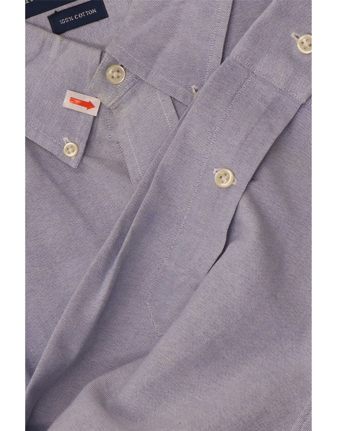 Camicia grande da uomo Ralph Lauren 4XL cotone blu