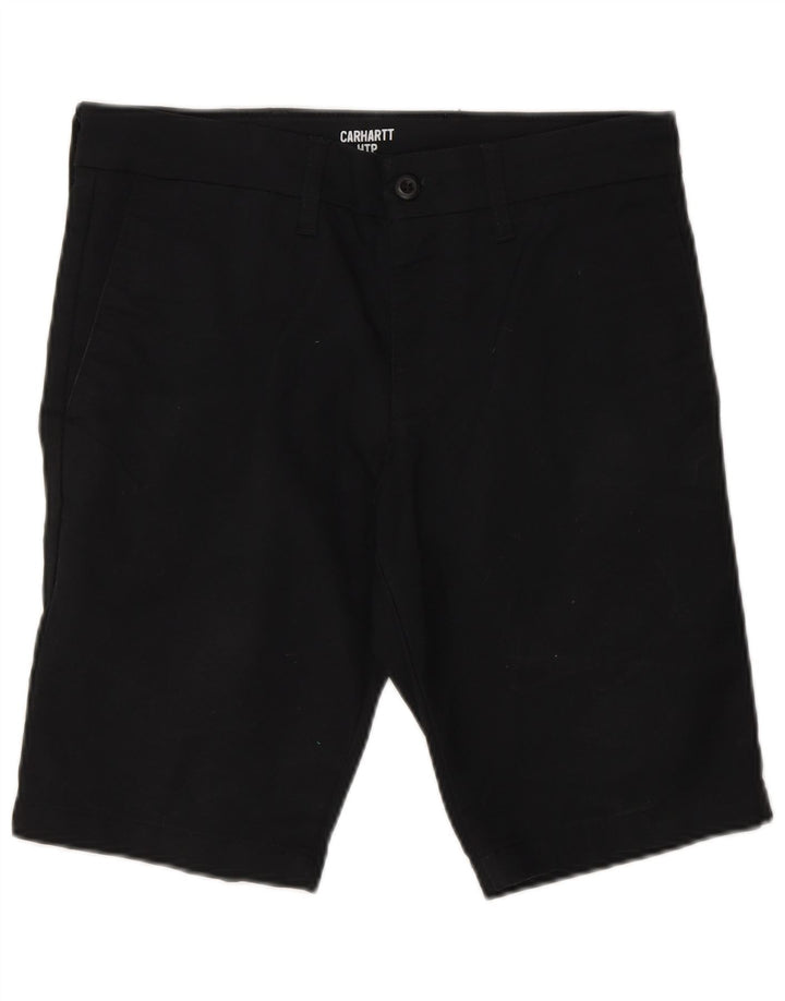Pantaloncini chino da uomo Carhartt W29 cotone nero medio