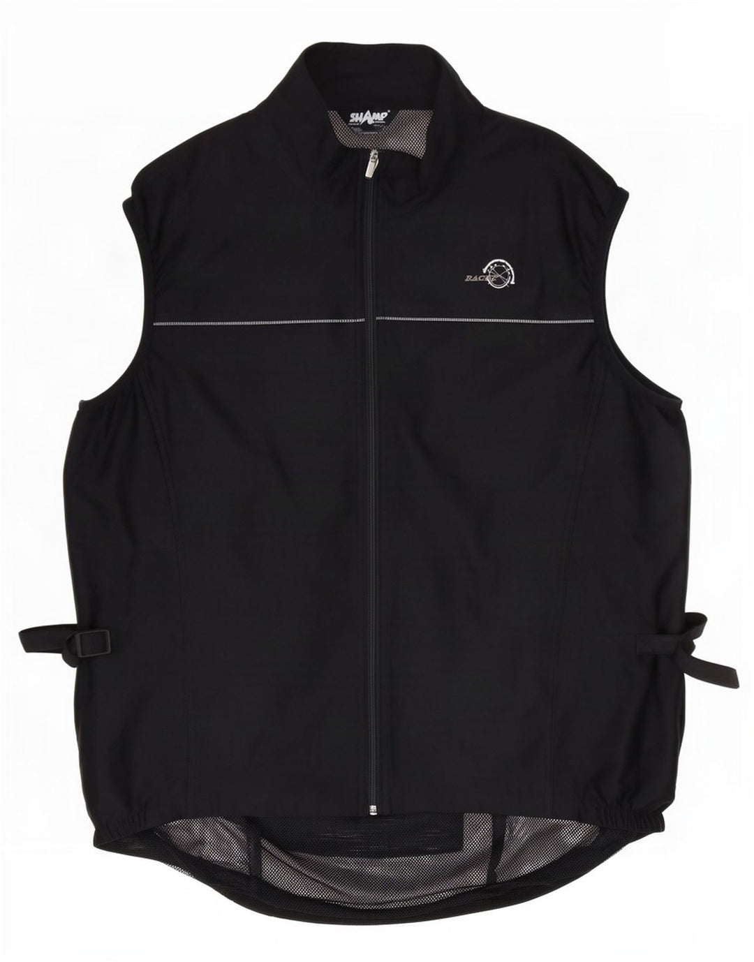 Gilet da corsa da uomo Shamp UK 40 grande poliestere nero