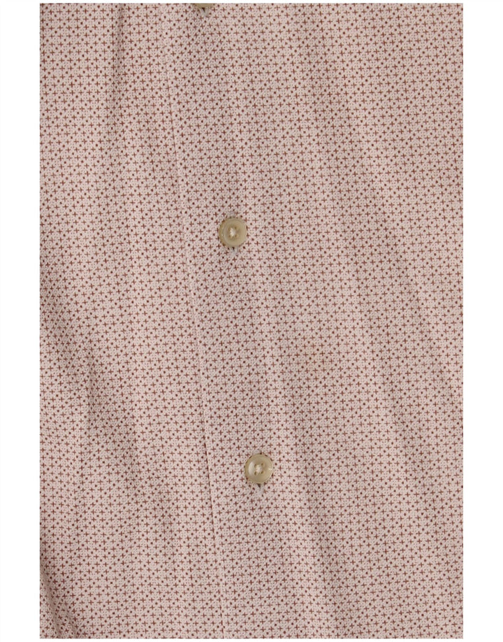 Camicia da uomo Regular Fit Tommy Hilfiger Cotone geometrico bianco sporco medio