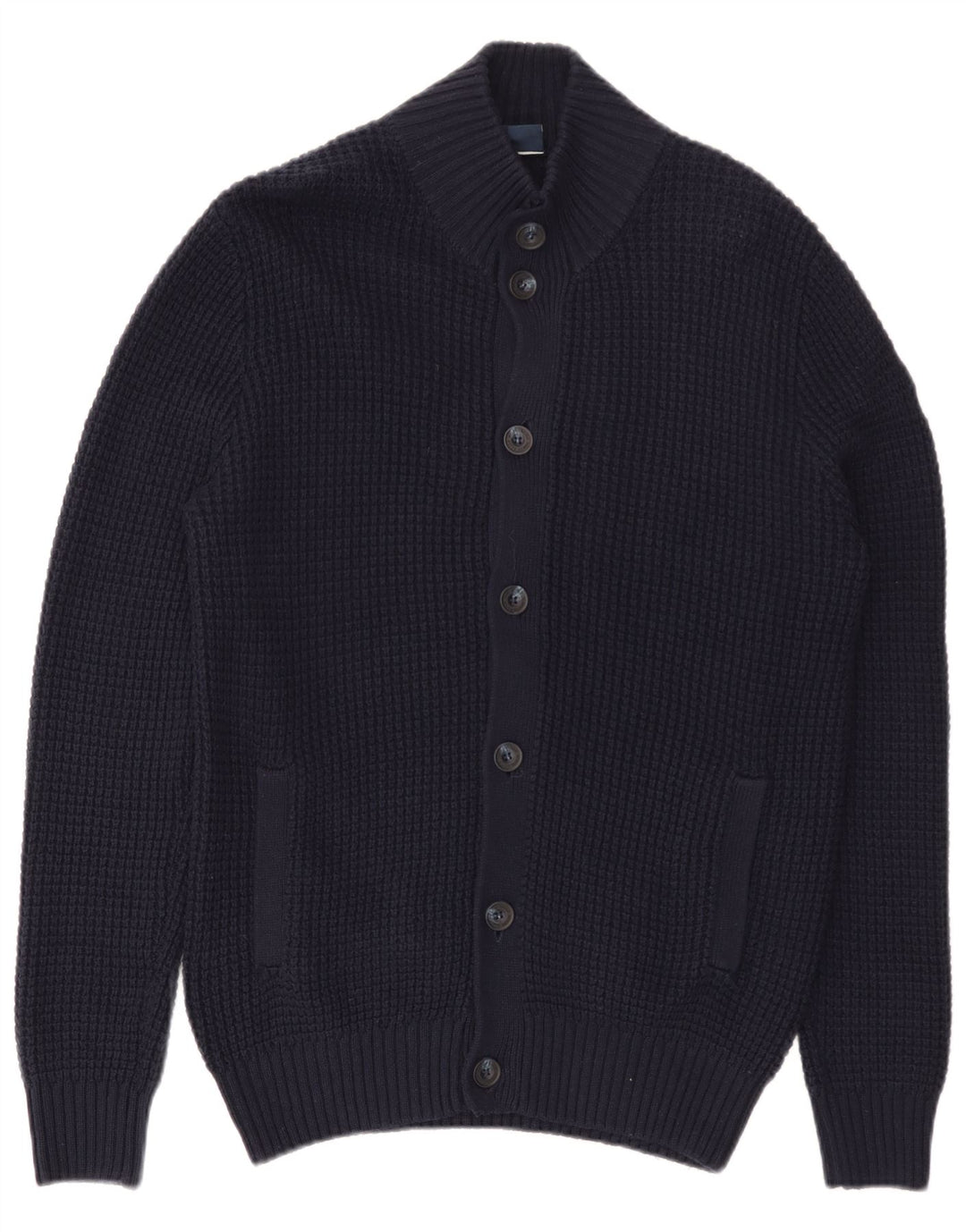 Maglione cardigan da uomo North Sails in cotone blu navy medio