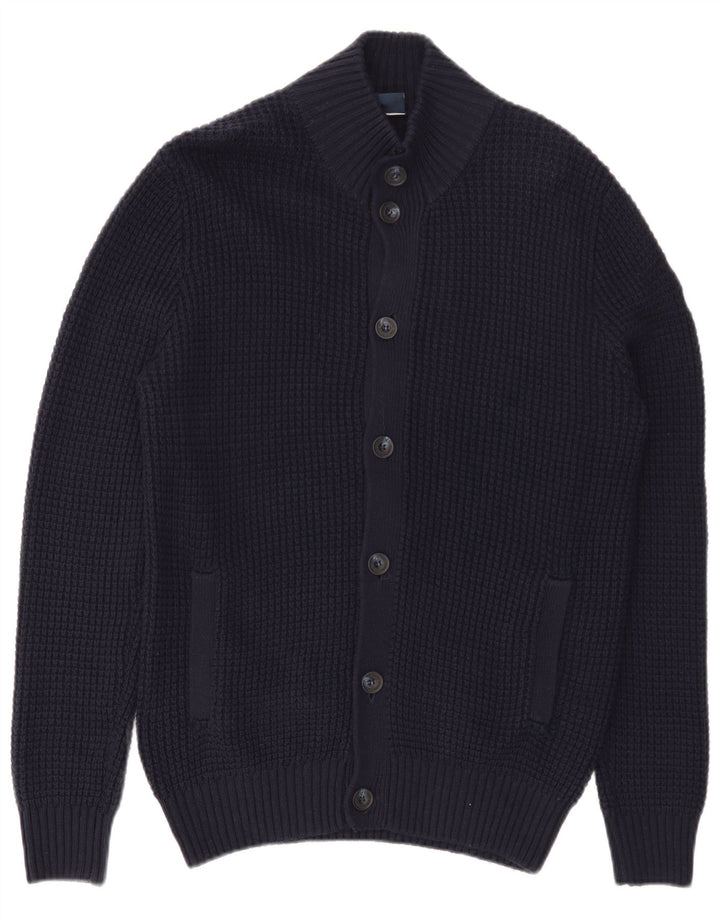 Maglione cardigan da uomo North Sails in cotone blu navy medio