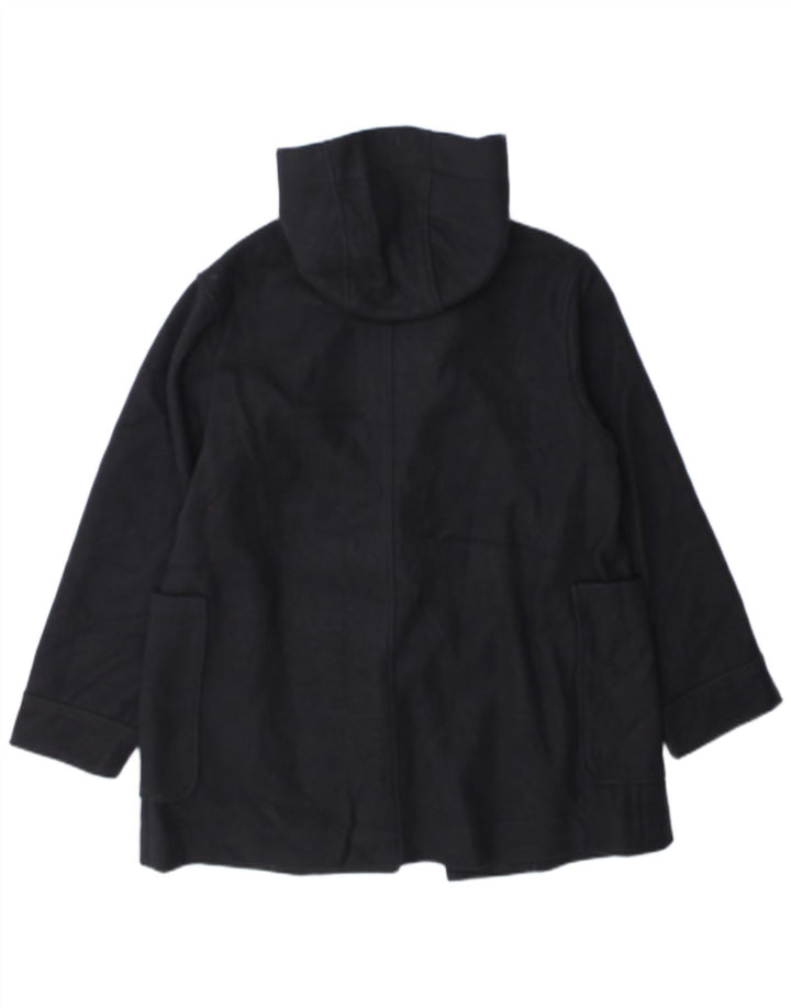 Cappotto doppiopetto con cappuccio per ragazze Zara 13-14 anni in poliestere blu navy