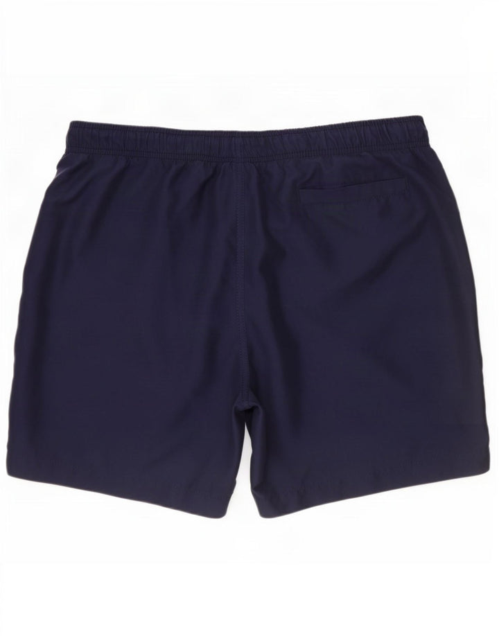 Pantaloncini sportivi da uomo Fila medi in poliestere blu navy