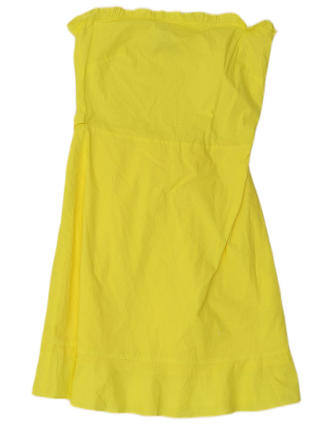 Abito senza spalline da donna Oasis UK 10 Piccolo giallo in viscosa