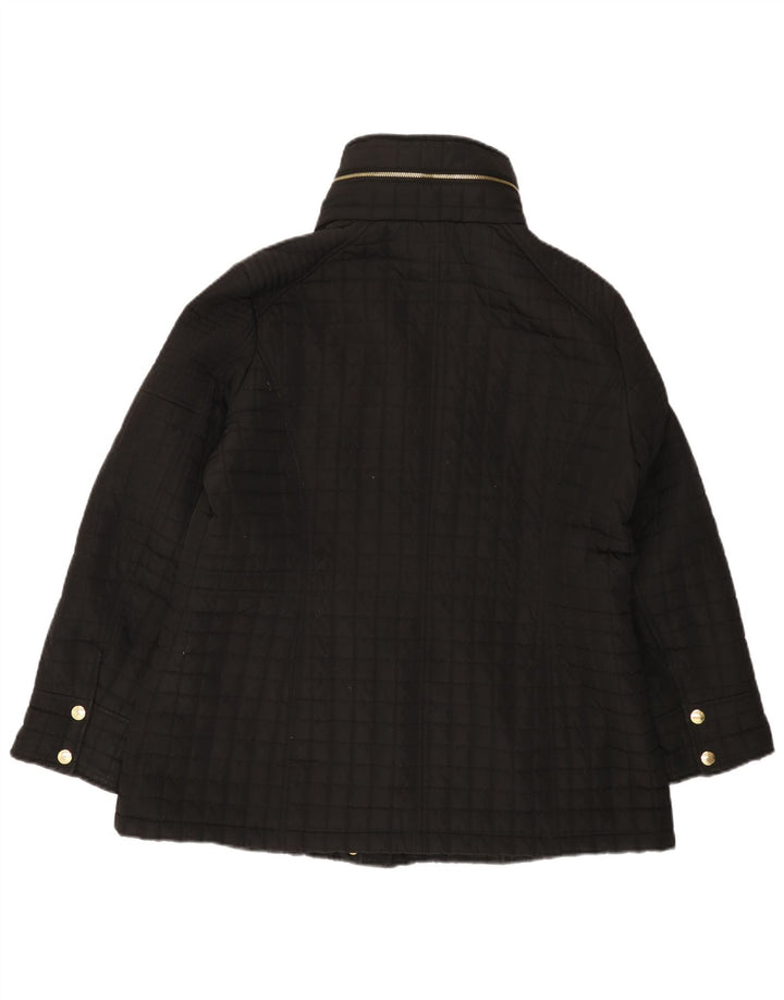 MICHAEL KORS Giacca trapuntata da donna UK 18 XL Poliestere nero