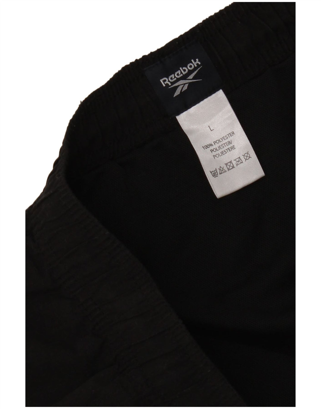 Pantaloncini sportivi Reebok da donna UK 16 Large Nero Poliestere