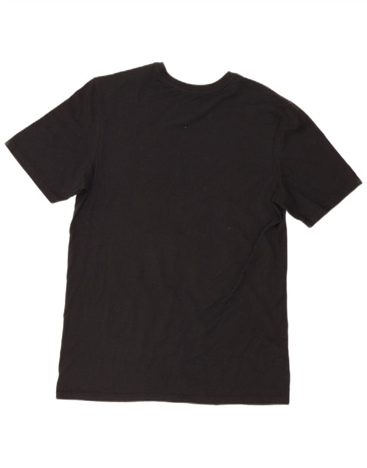 T-shirt grafica da uomo Nike Top in cotone nero medio